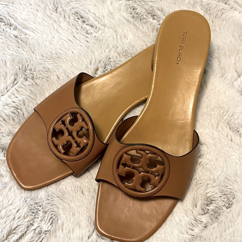 Tory Burch Bombe Miller Slide Sandals ***PRICE IS FIRM NO LOWER OFFER**** - Picture 2 of 6
